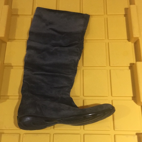 Nine West genuine suede leather grey tall boots - Picture 5 of 5